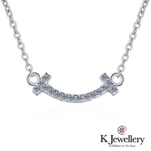將圖片載入圖庫檢視器 Moissanite Smile Necklace 莫桑石微笑頸鏈