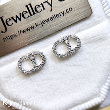 Load image into gallery viewer Moissanite CD Earrings