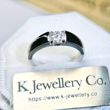 將圖片載入圖庫檢視器 Moissanite Couple Wedding Ring 莫桑石情侶男女款戒指