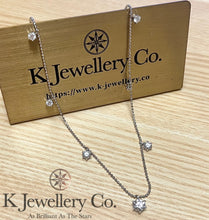將圖片載入圖庫檢視器 Moissanite Stars 3.2ct Necklace 莫桑石滿天星頸鏈