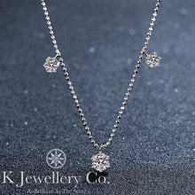 將圖片載入圖庫檢視器 Moissanite Stars 3.2ct Necklace 莫桑石滿天星頸鏈