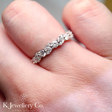 將圖片載入圖庫檢視器 Moissanite Star Light Ring 莫桑石繁星排戒指