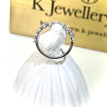 將圖片載入圖庫檢視器 Moissanite Ten Stars Ring 莫桑石十鑽星光排戒指