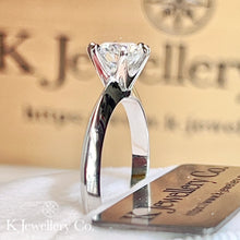 將圖片載入圖庫檢視器 Moissanite Six Claws Classic Ring莫桑石經典六爪戒指