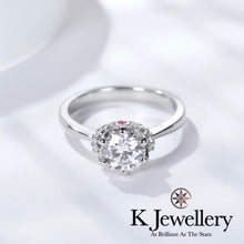 Load image into gallery viewer Moissanite Love Crown Ring Moissanite Ring