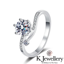 Load image into gallery viewer Moissanite Star Wishes Ring Moissanite Star Wishes Ring
