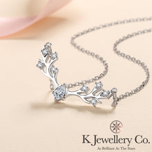 將圖片載入圖庫檢視器 Moissanite Deer Necklace 莫桑石小鹿頸鏈