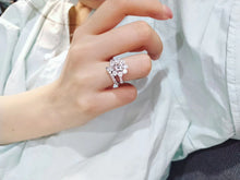 將圖片載入圖庫檢視器 Cubic Zirconia Stacking V-2 Ring 高碳鑽V字戒指