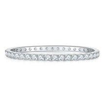 將圖片載入圖庫檢視器 Moissanite 12ct Full Paved Bangle 全圈莫桑石12卡手鐲