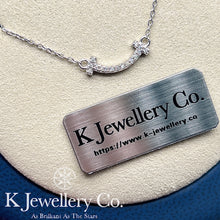 將圖片載入圖庫檢視器 Moissanite Smile Necklace 莫桑石微笑頸鏈