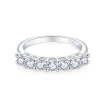 Load image into gallery viewer Moissanite Stacking Ring Moissanite seven-star row ring