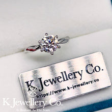 將圖片載入圖庫檢視器 Moissanite Vine Ring 莫桑石蔓藤戒指