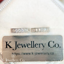 將圖片載入圖庫檢視器 Moissanite Round Earrings 莫桑石耳圈