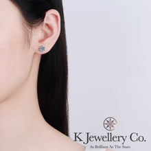 將圖片載入圖庫檢視器 Moissanite Six Prong Ear Studs 莫桑石六爪高鑲螺絲款耳環