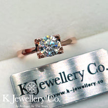 將圖片載入圖庫檢視器 Moissanite Horns Ring 莫桑石經典牛角戒指