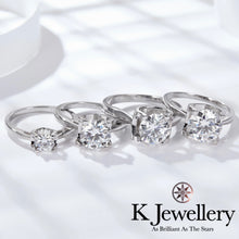 將圖片載入圖庫檢視器 Moissanite Horns Ring 莫桑石經典牛角戒指