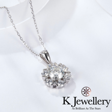 將圖片載入圖庫檢視器 Moissanite Snowflake Necklace 莫桑石浪漫雪花頸鏈