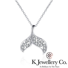 將圖片載入圖庫檢視器 Moissanite Mermaid Necklace 莫桑石美人魚頸鏈