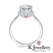 Load image into gallery viewer Moissanite Love Crown Ring Moissanite Ring