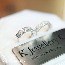 將圖片載入圖庫檢視器 Moissanite Round Earrings 莫桑石耳圈