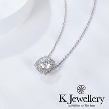 將圖片載入圖庫檢視器 Moissanite Belle Necklace 莫桑石Belle 密鑲頸鏈