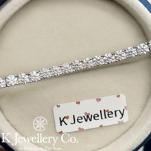 將圖片載入圖庫檢視器 Moissanite Full Paved Tennis Bracelet/ Necklace 莫桑石滿鑽珠寶扣手鏈/頸鏈