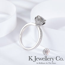Load image into gallery viewer Moissanite Wishing Fountain Ring Moissanite Wishing Fountain Ring