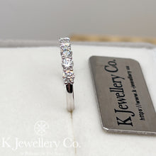 將圖片載入圖庫檢視器 Moissanite PT950 Seven Stars Ring 莫桑石PT950鉑金七顆星光戒指