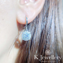 將圖片載入圖庫檢視器 Moissanite Belle Ear Hooks 莫桑石Belle 密鑲耳鈎
