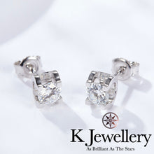 將圖片載入圖庫檢視器 Moissanite Horns Ear Studs 莫桑石牛角清鑲耳釘