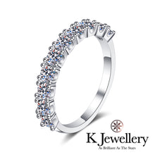 將圖片載入圖庫檢視器 Moissanite Ten Stars Ring 莫桑石十鑽星光排戒指