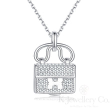 將圖片載入圖庫檢視器 Moissanite Hand Bag Necklace 莫桑石手袋包包頸鏈