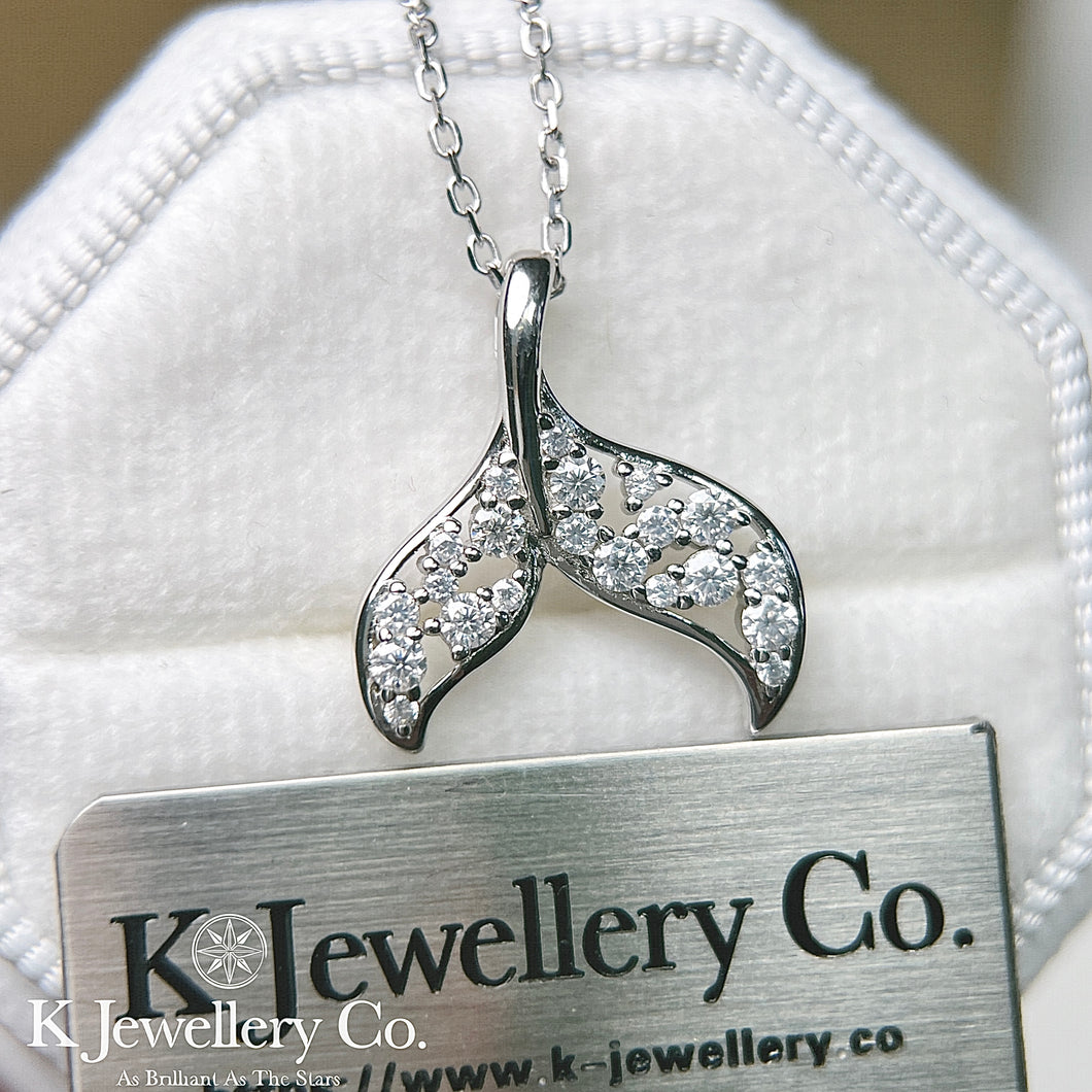 Moissanite Mermaid Necklace Moissanite Mermaid Necklace