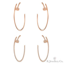 將圖片載入圖庫檢視器 Moissanite Earrings 全莫桑石釘子耳環
