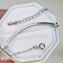 將圖片載入圖庫檢視器 Moissanite Smile Bracelet 莫桑石微笑手鏈
