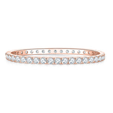 將圖片載入圖庫檢視器 Moissanite 12ct Full Paved Bangle 全圈莫桑石12卡手鐲
