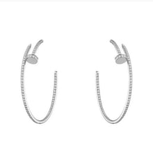 將圖片載入圖庫檢視器 Moissanite Earrings 全莫桑石釘子耳環
