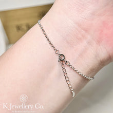 Load image into gallery viewer Moissanite Starlight Cross Bracelet 星輝十字莫桑石手鏈
