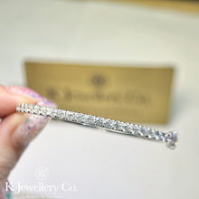 將圖片載入圖庫檢視器 Moissanite Full Paved Bangle 訂制版莫桑石滿鑽珠寶扣手鐲
