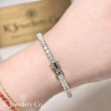 將圖片載入圖庫檢視器 Moissanite Full Paved Bangle 訂制版莫桑石滿鑽珠寶扣手鐲
