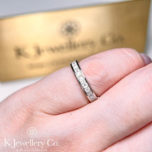 將圖片載入圖庫檢視器 Moissanite Couple Princess Cut Ring 莫桑石公主方石情侶戒指
