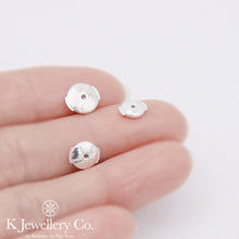 Load image into gallery viewer S925 Silver Ear Studs sterling silver platinum plated flying saucer earrings
