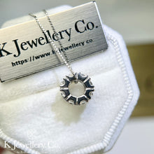 Load image into gallery viewer Moissanite Rolling Round Necklace 莫桑石圓滾滾頸鏈
