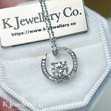 Load image into gallery viewer Moissanite Nail Necklace  莫桑石釘子頸鏈
