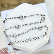 Load image into gallery viewer Moissanite Star Bubble Bracelet Moissanite Sparkling Bubble Bracelet
