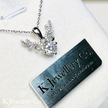 Load image into gallery viewer Moissanite Deer Necklace Moissanite Deer Necklace
