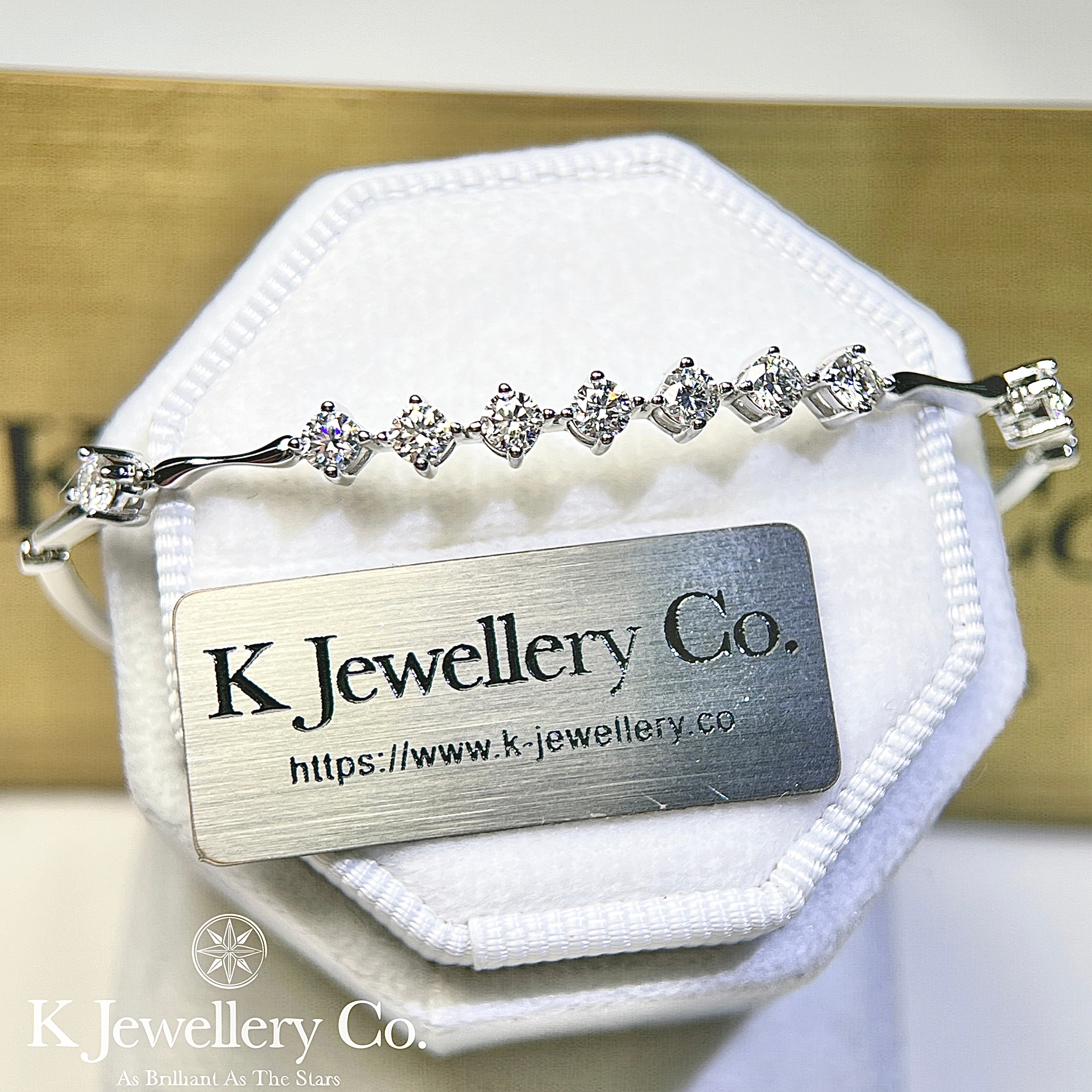 Moissanite Bracelet/Bangle 莫桑石手鏈/手鐲– K Jewellery Co.