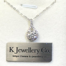 Load the video into the gallery viewer and play, Moissanite Angelic Tears Necklace Moissanite Angelic Tears Necklace
