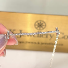 Load the video into the gallery viewer and play, Moissanite Smile Bracelet Moissanite smile bracelet
