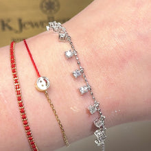 將影片載入圖庫檢視器並播放，Moissanite Starry Night Bracelet 莫桑石滿天星手鏈
